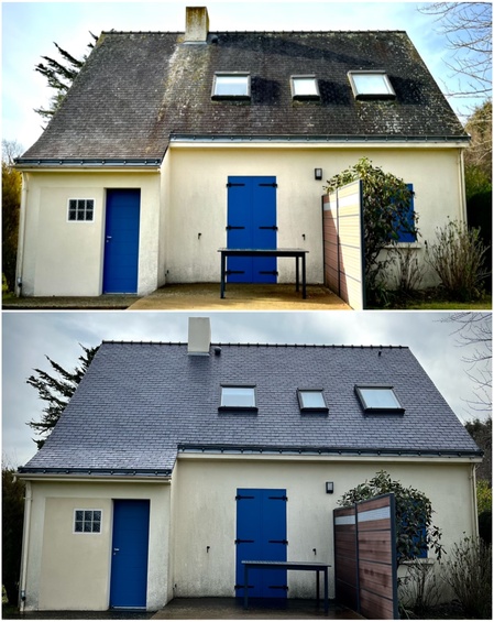 démoussage toiture la Roche-en-Brenil