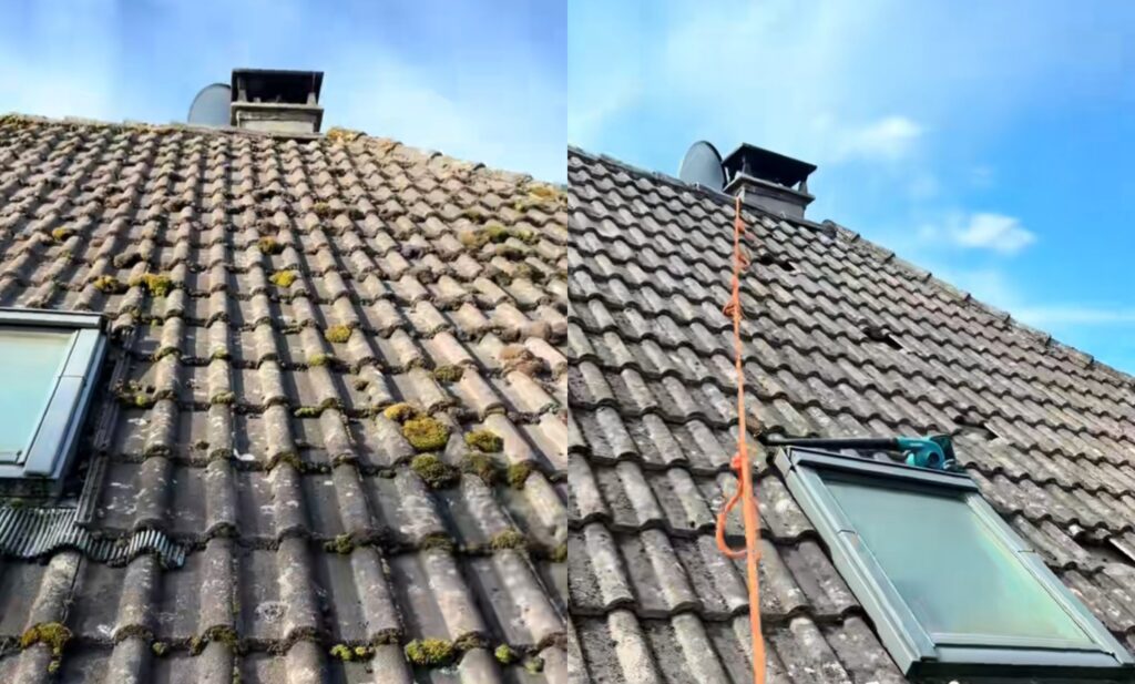 démoussage toiture Château-Chinon