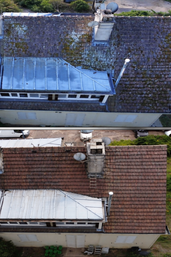 démoussage toiture Rouvray