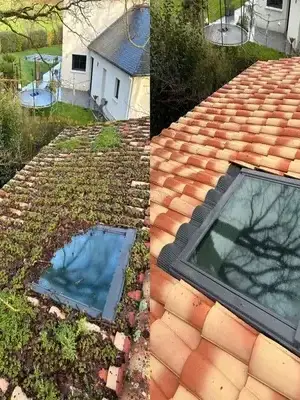 démoussage toiture Igornay