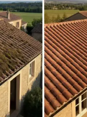 Démoussage toiture Quarré-les-Tombes