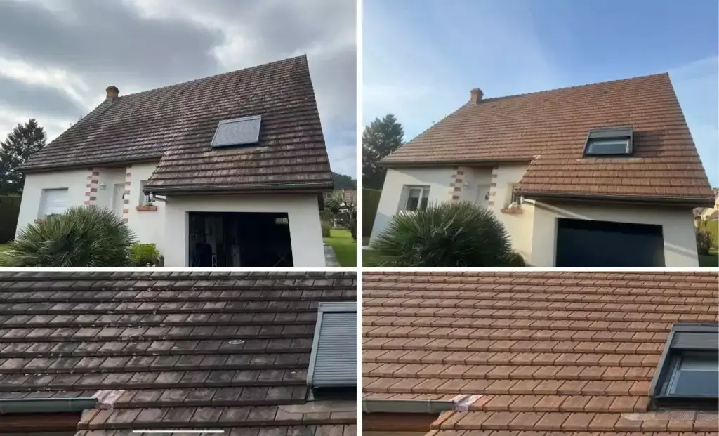 démoussage toiture Quarré-les-Tombes