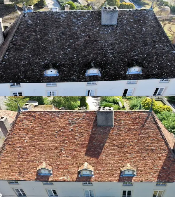 démoussage toiture Sainte Magnance