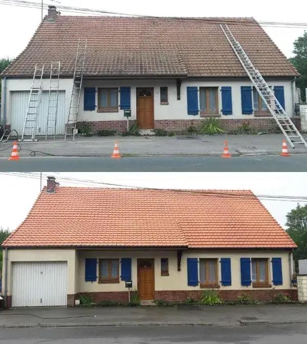 démoussage toiture Sainte-Magnance